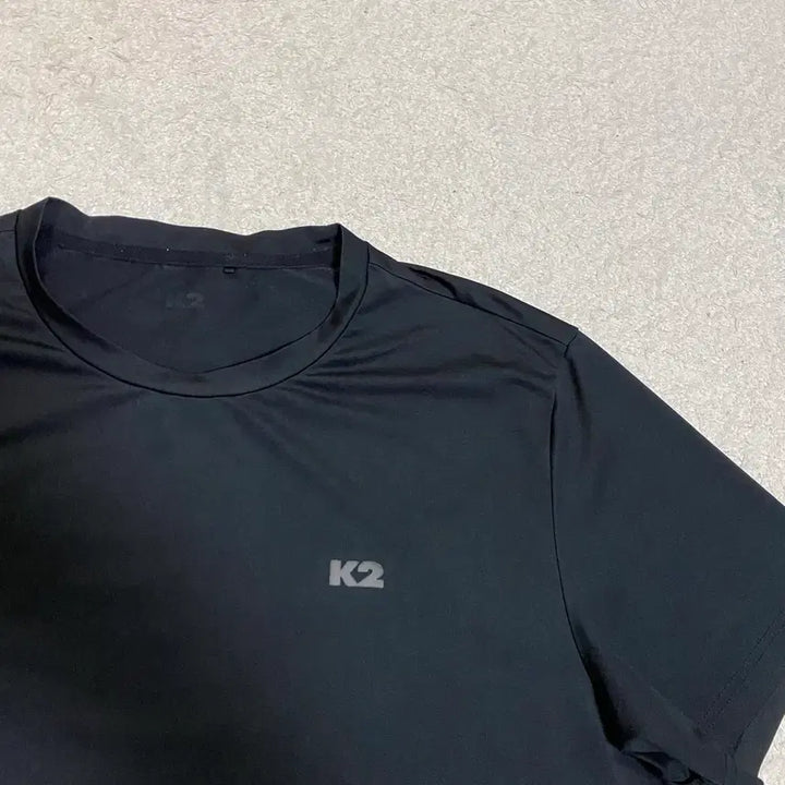 [SOLD OUT] K2 검정색 반팔 티셔츠 기능성 115