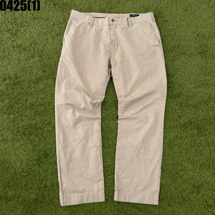 [BUNJANG] Polo Ralph Lauren Beige Cotton Pants 36 / 폴로 랄프로렌 베이지 면바지 36