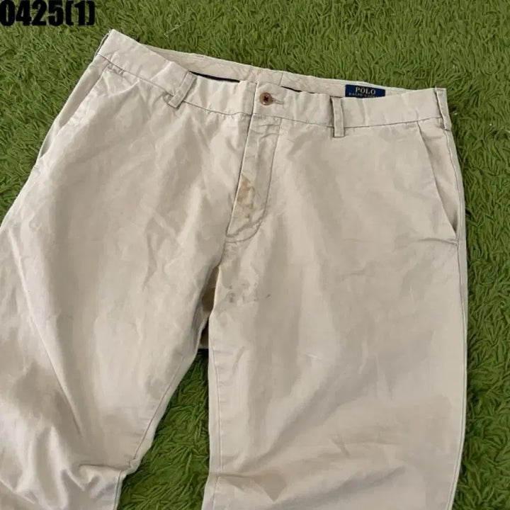 [BUNJANG] Polo Ralph Lauren Beige Cotton Pants 36 / 폴로 랄프로렌 베이지 면바지 36