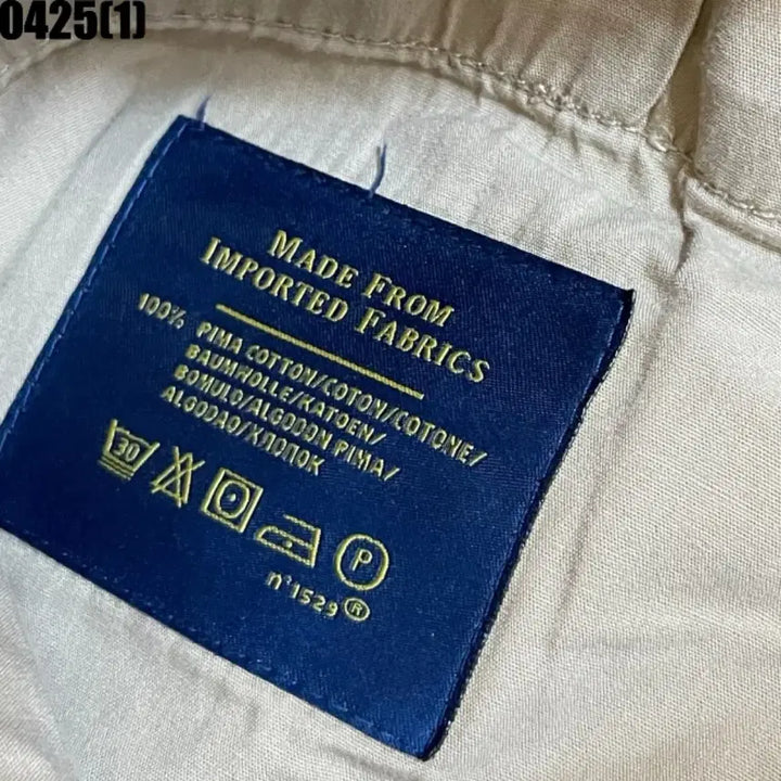 [BUNJANG] Polo Ralph Lauren Beige Cotton Pants 36 / 폴로 랄프로렌 베이지 면바지 36