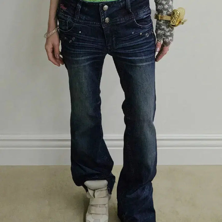 [SOLD OUT] 새상품) 스컬프터 데님 DIY Bootcut Denim Indigo