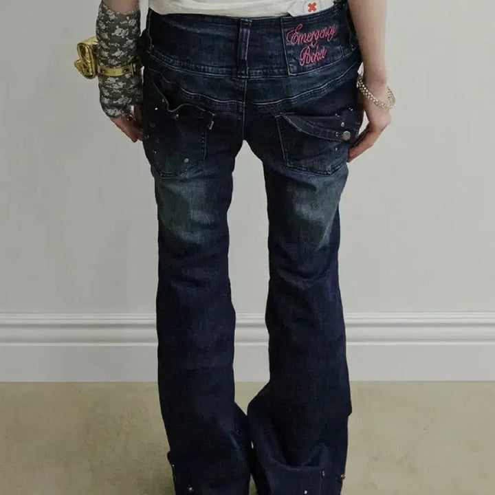 [SOLD OUT] 새상품) 스컬프터 데님 DIY Bootcut Denim Indigo