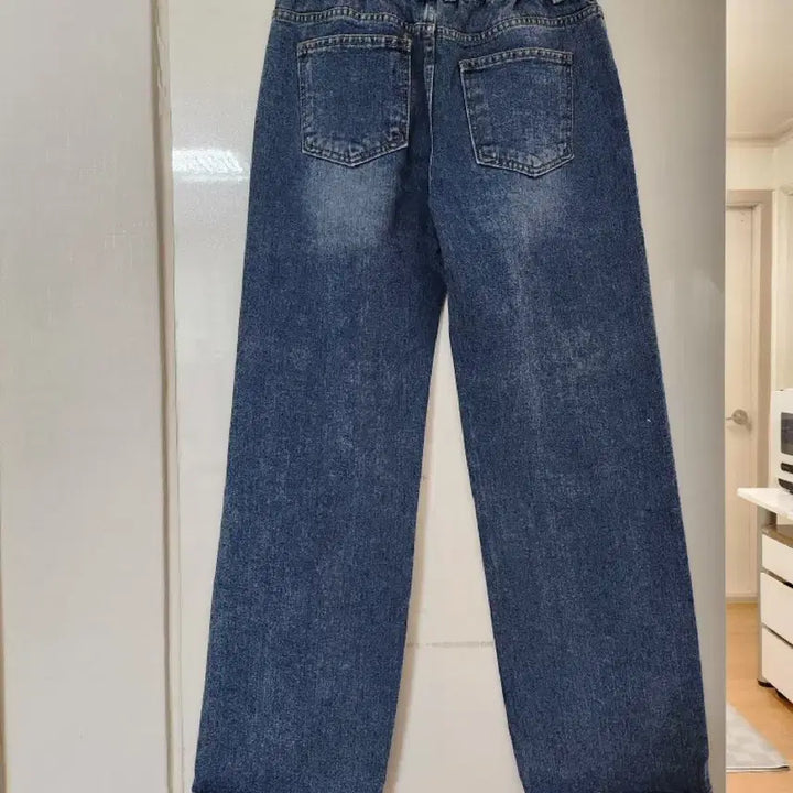 [BUNJANG] Paint Wash Denim Jeans / 페인트 워싱 데님 팬츠 청바지