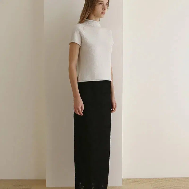 [BUNJANG] fadeiin Poppi Holgarment Merino Wool Knit Top / fadeiin 페이딘 포피 홀가먼트 슈퍼파인 메리노울 니트 하객룩 출근룩