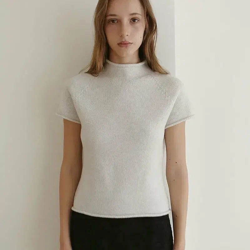 [BUNJANG] fadeiin Poppi Holgarment Merino Wool Knit Top / fadeiin 페이딘 포피 홀가먼트 슈퍼파인 메리노울 니트 하객룩 출근룩