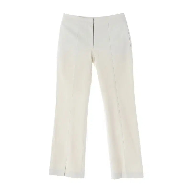 [BUNJANG] System Pleated Hem Slit Slacks / 한섬 시스템 핀턱 헴 슬릿 슬랙스