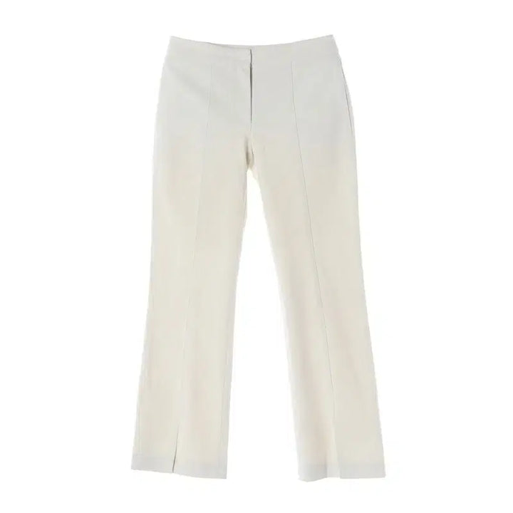 [BUNJANG] System Pleated Hem Slit Slacks / 한섬 시스템 핀턱 헴 슬릿 슬랙스