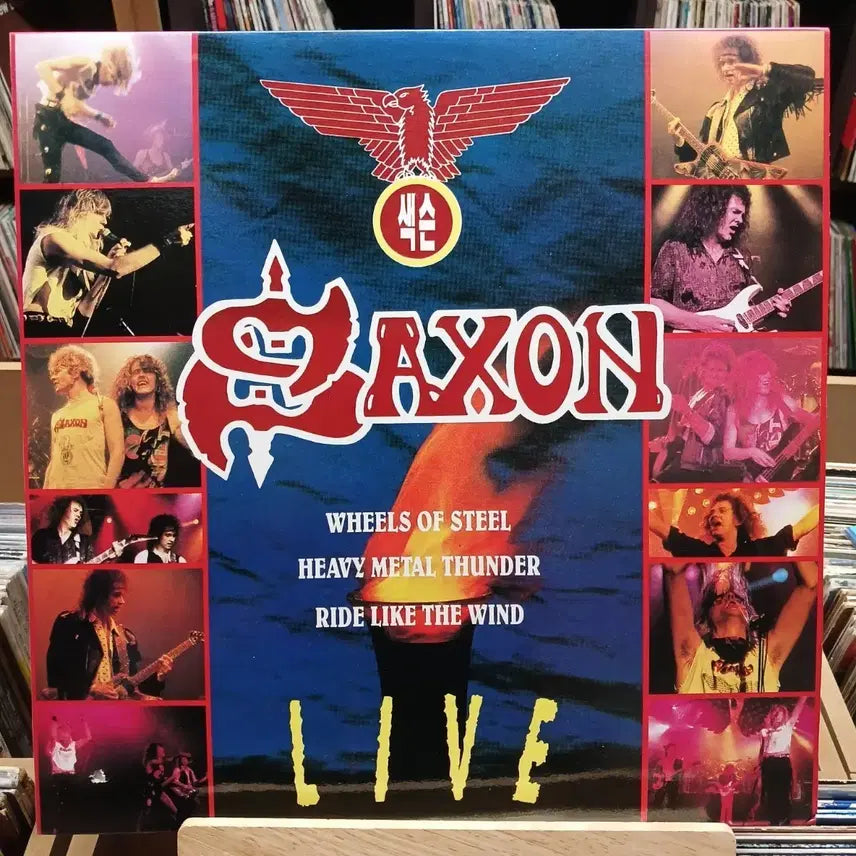 [BUNJANG] Saxon Wheels of Steel Live LP / Saxon 삭손 Wheels of Steel 라이브 LP
