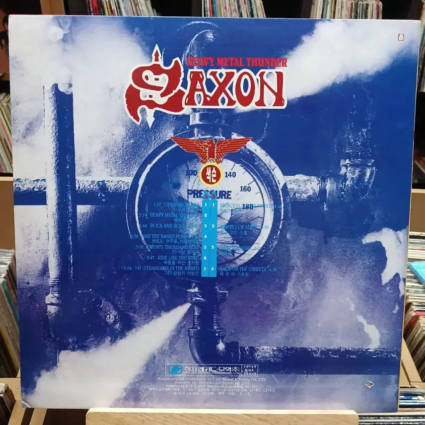 [BUNJANG] Saxon Wheels of Steel Live LP / Saxon 삭손 Wheels of Steel 라이브 LP