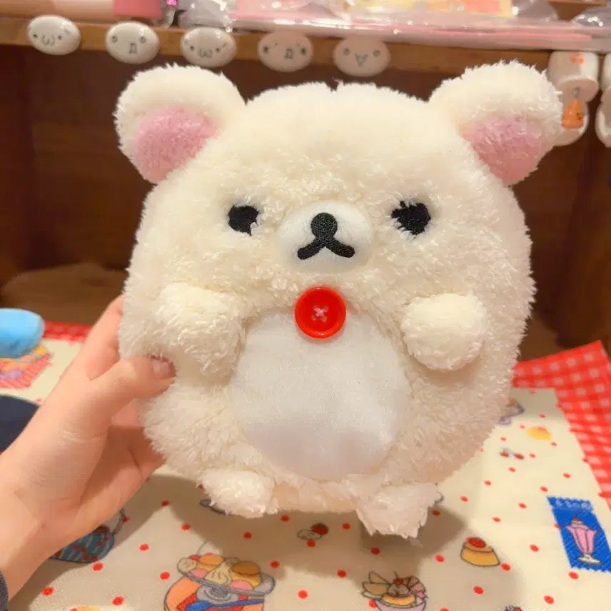 [SOLD OUT] 고전 산엑스 코리락쿠마 복실 동글 뚱뚱 인형