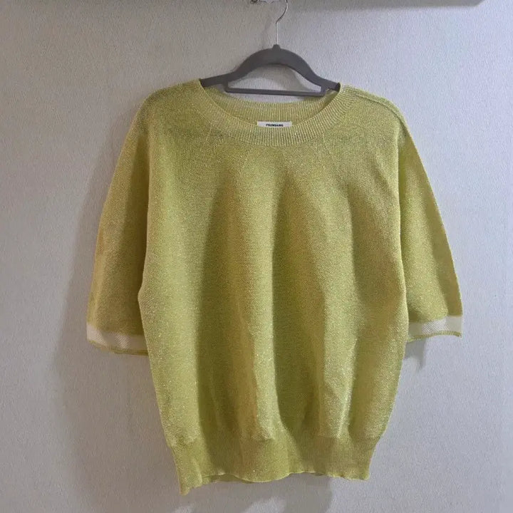[BUNJANG] Prendang Glitter Holgarment Knit Top / 쁘렝땅 글리터 홀가먼트 니트 탑 24년도