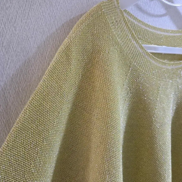 [BUNJANG] Prendang Glitter Holgarment Knit Top / 쁘렝땅 글리터 홀가먼트 니트 탑 24년도