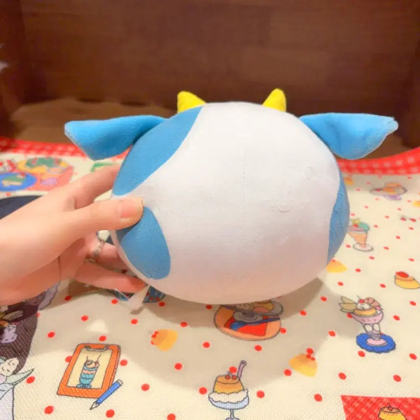 [BUNJANG] Maru Neko Cow Plush Doll / 고전 마루네코 고양이 젖소 인형