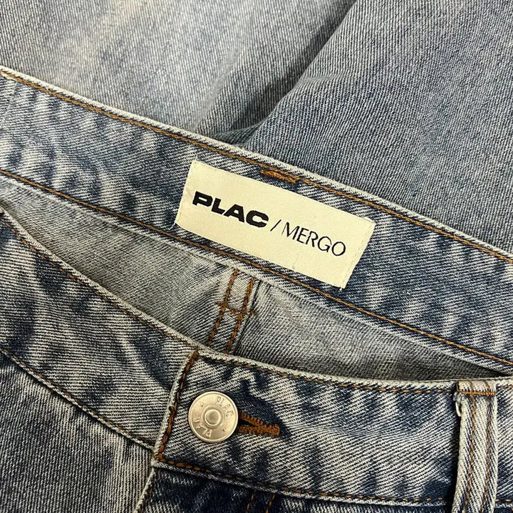 [BUNJANG] Plac x Mego Carpenter Bermuda Denim Shorts XL / 플랙 x 메르고 카펜터 버뮤다 데님 팬츠 XL