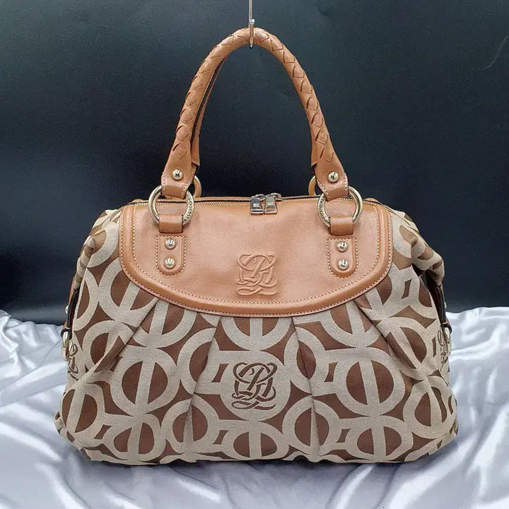[BUNJANG] Louis Quatorze Luxury Tote Bag / 루이까또즈 로고 럭셔리 토트백 중고 가방 은피아노