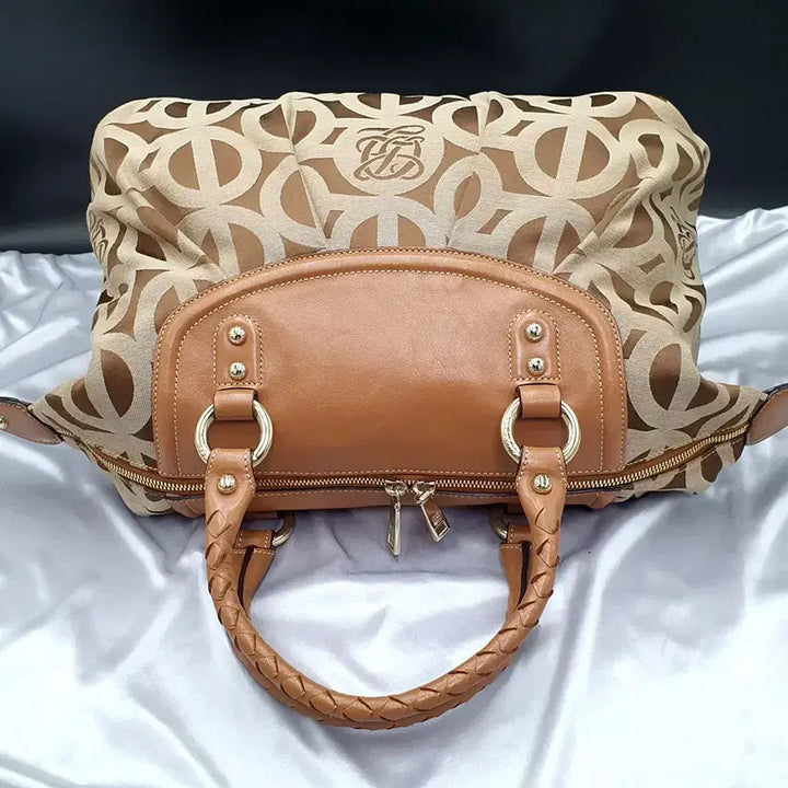 [BUNJANG] Louis Quatorze Luxury Tote Bag / 루이까또즈 로고 럭셔리 토트백 중고 가방 은피아노