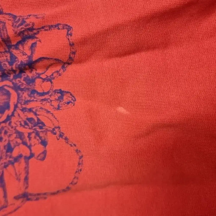 [BUNJANG] Balenciaga Red Printed Sweatshirt / 발렌시아가 11~12s 레드 프린팅 맨투맨 티셔츠(95-100)