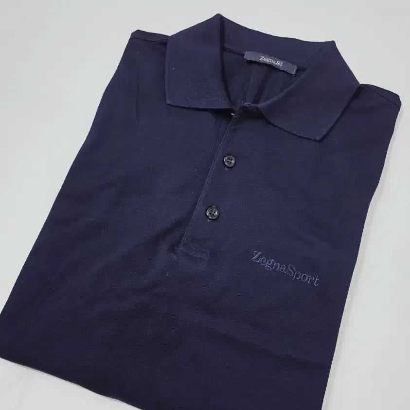 [BUNJANG] Zegna Sport Navy Polo Shirt / 제냐스포츠 네이비 반팔 카라티 S (A