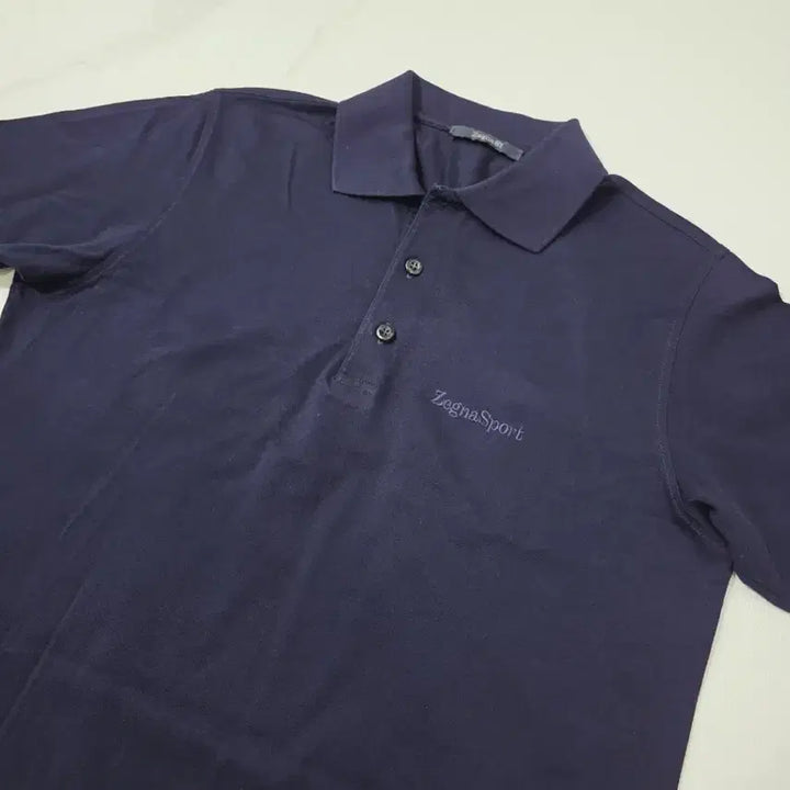 [BUNJANG] Zegna Sport Navy Polo Shirt / 제냐스포츠 네이비 반팔 카라티 S (A