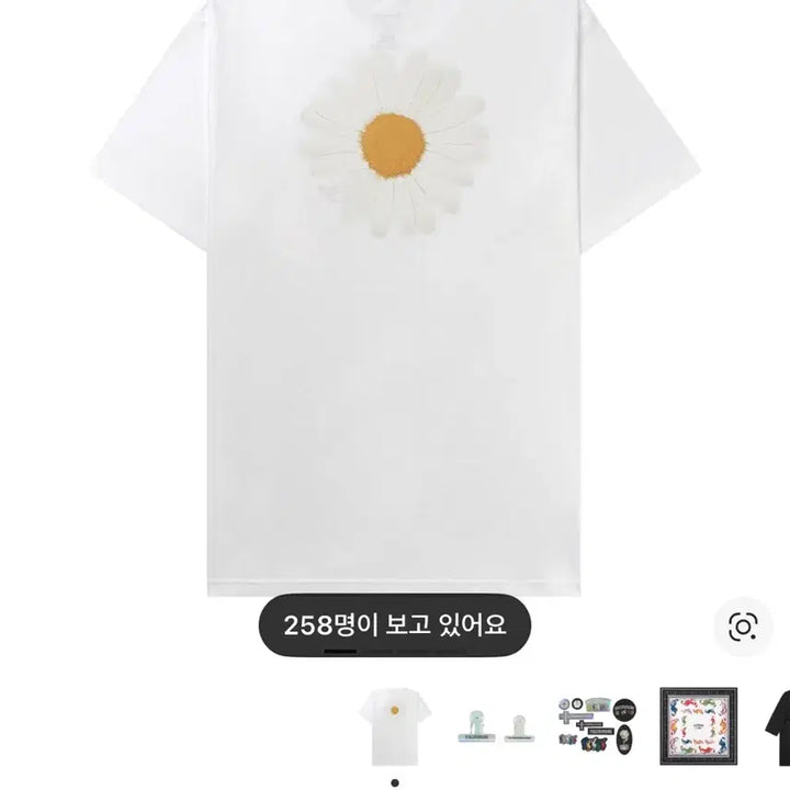 [SOLD OUT] 새상품) 피스마이너스원 x 2025 마마 어워즈 피스마마원 티셔츠 화이트