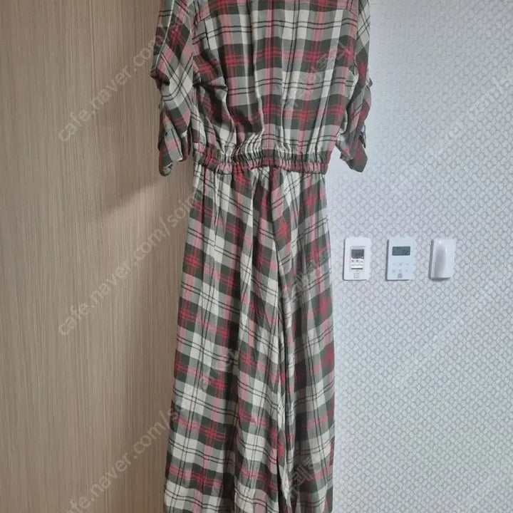 [SOLD OUT] 타임 TIME 체크 플리츠 원피스