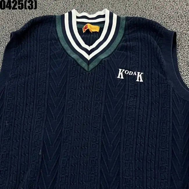 [BUNJANG] Kodak Knit Vest XL / 코닥 조끼 니트 스웨터 XL 실측 100