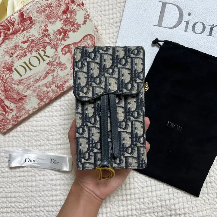 [BUNJANG] Dior Oblique Phone Holder Bag / (당일배송 풀구성) 디올 오블리크 폰홀더백