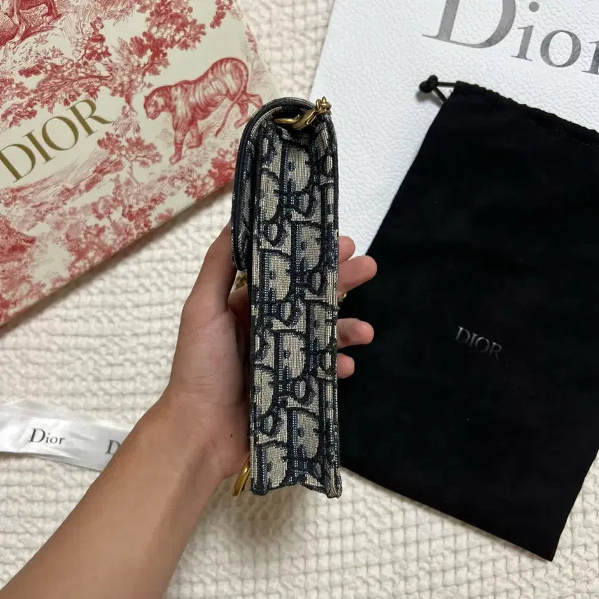 [BUNJANG] Dior Oblique Phone Holder Bag / (당일배송 풀구성) 디올 오블리크 폰홀더백