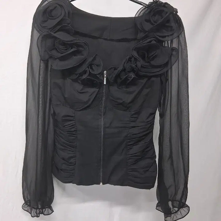 [BUNJANG] Mesh Blouse / 망사 브라우스 55