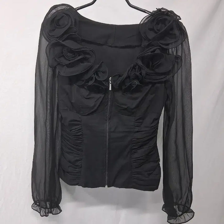 [BUNJANG] Mesh Blouse / 망사 브라우스 55