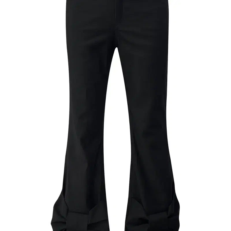 [SOLD OUT] 체메씨 BOW BOOTCUT PANTS (BLACK)