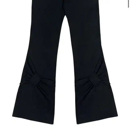[SOLD OUT] 체메씨 BOW BOOTCUT PANTS (BLACK)