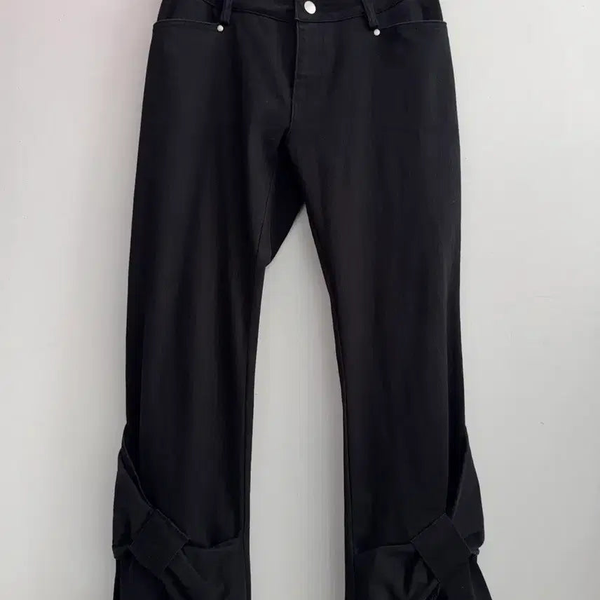 [SOLD OUT] 체메씨 BOW BOOTCUT PANTS (BLACK)
