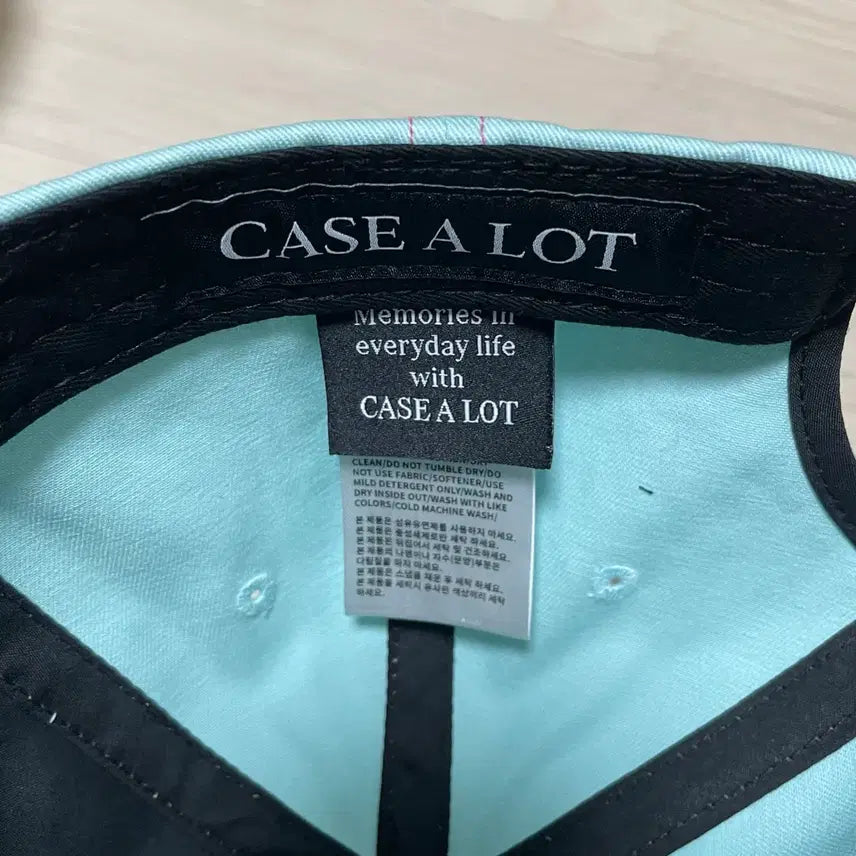 [BUNJANG] Casealot Pastel Blue Ball Cap Hat / 케이스어랏 파스텔 블루 볼캡 모자