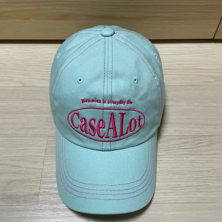 [BUNJANG] Casealot Pastel Blue Ball Cap Hat / 케이스어랏 파스텔 블루 볼캡 모자