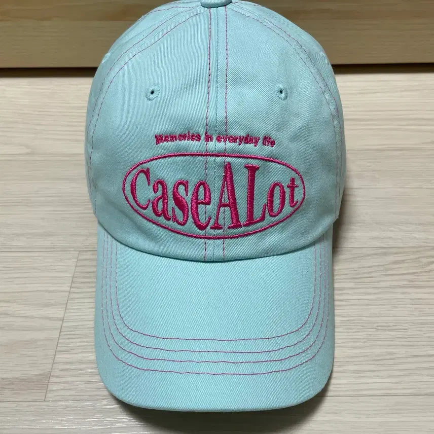 [BUNJANG] Casealot Pastel Blue Ball Cap Hat / 케이스어랏 파스텔 블루 볼캡 모자