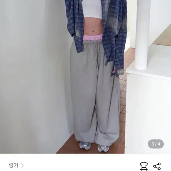 [BUNJANG] LANGER 25SS Bleach Wash Vintage Shirt / LANGER 25SS 블리치 워싱 빈티지 셔츠