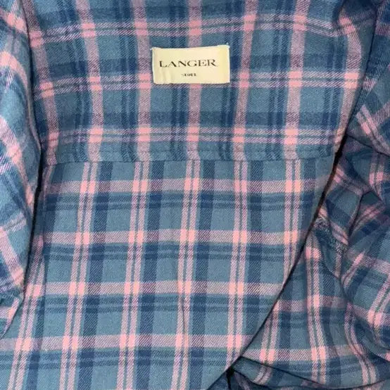 [BUNJANG] LANGER 25SS Bleach Wash Vintage Shirt / LANGER 25SS 블리치 워싱 빈티지 셔츠
