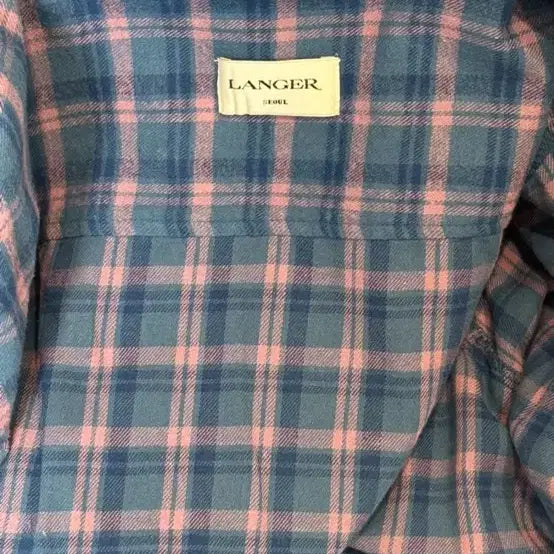[BUNJANG] LANGER 25SS Bleach Wash Vintage Shirt / LANGER 25SS 블리치 워싱 빈티지 셔츠