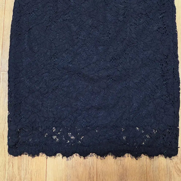 [BUNJANG] It Michaa Navy Lace Frill Dress / 잇미샤(it michaa) 프릴 포인트 레이스원피스 55 새상품