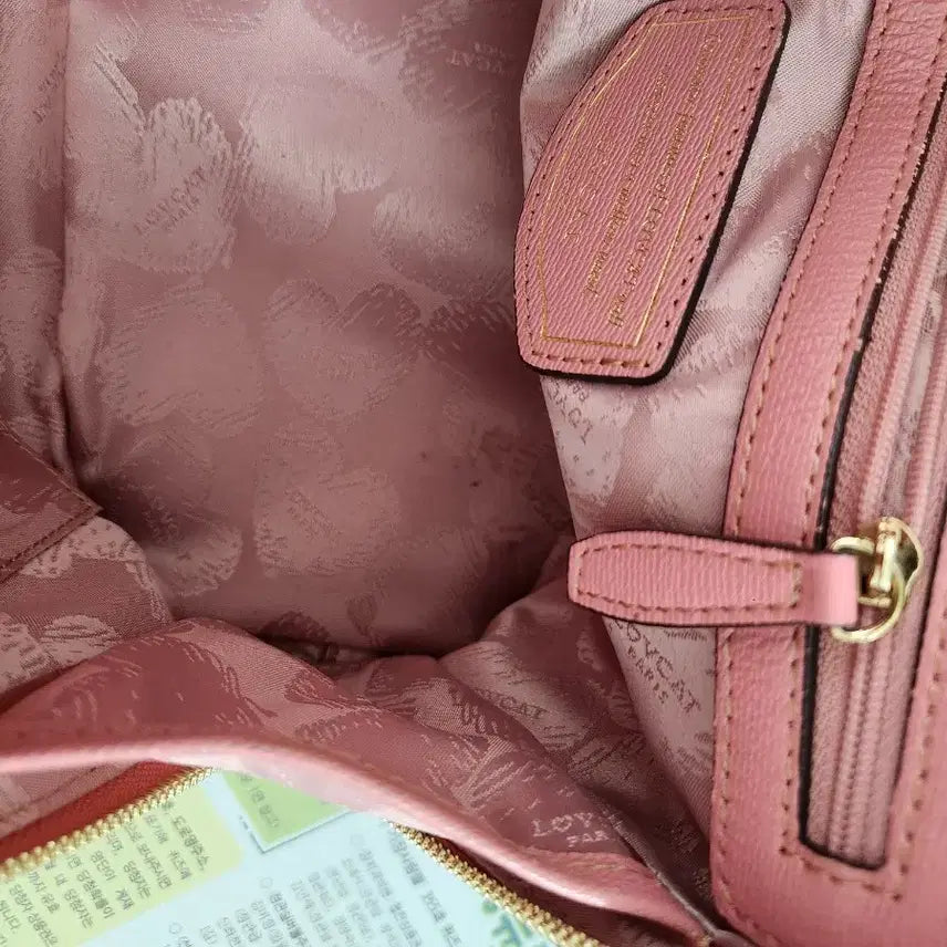 [BUNJANG] Lovecat Pink Tote Chain Handbag / 러브캣 핑크 토트백 체인 핸드백(가격내림)