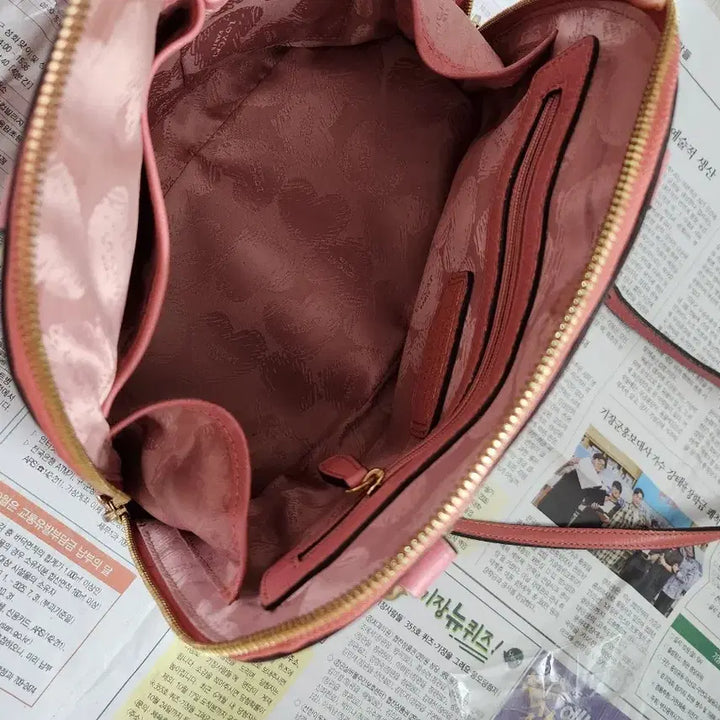 [BUNJANG] Lovecat Pink Tote Chain Handbag / 러브캣 핑크 토트백 체인 핸드백(가격내림)