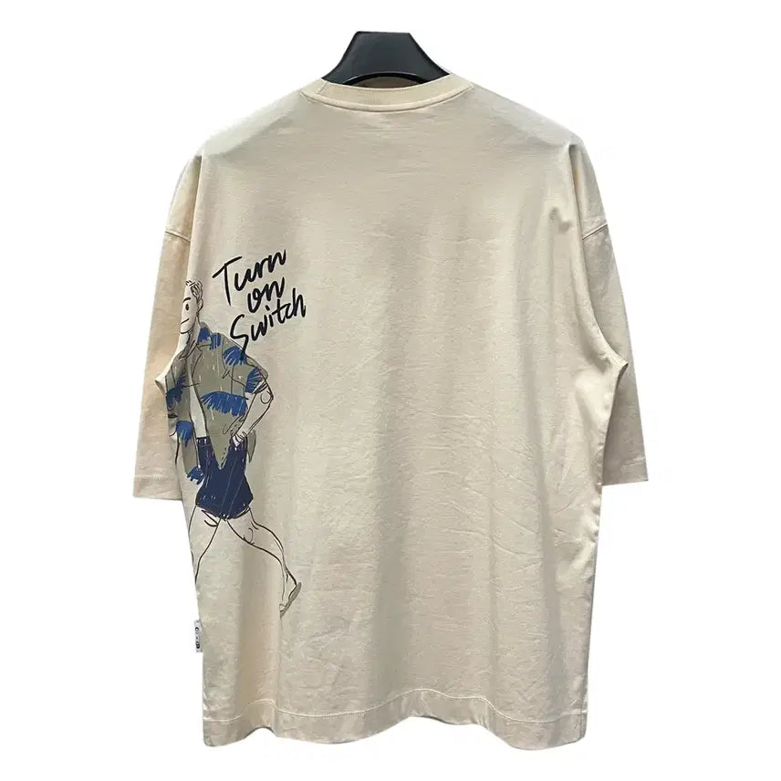 [BUNJANG] Ziek Sung Nak Jin Oversized Short Sleeve T-shirt / 지이크 x 성낙진 일러스트 오버핏 반팔티 100