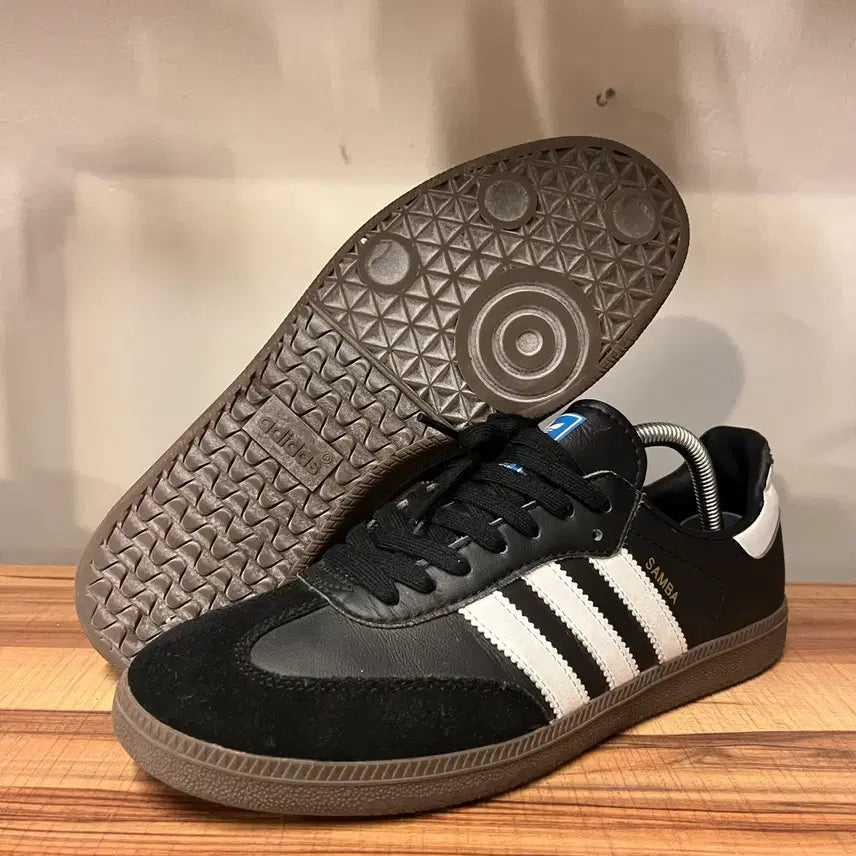 [BUNJANG] Adidas Samba Black Sneakers / 아디다스 삼바 블랙 스니커즈