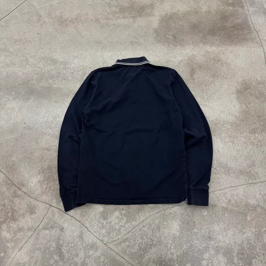 [BUNJANG] Stone Island Junior Navy Long Sleeve Shirt / 스톤아일랜드 주니어 카라 롱슬리브