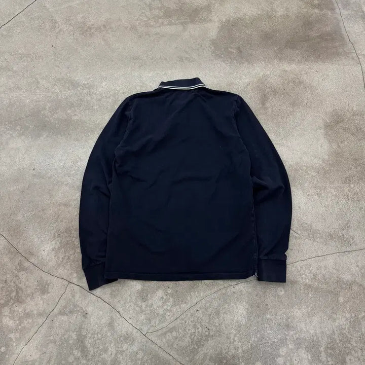 [BUNJANG] Stone Island Junior Navy Long Sleeve Shirt / 스톤아일랜드 주니어 카라 롱슬리브