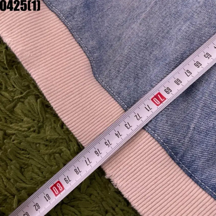 [SOLD OUT] 자라 데님 반팔 티셔츠 데미지 워싱