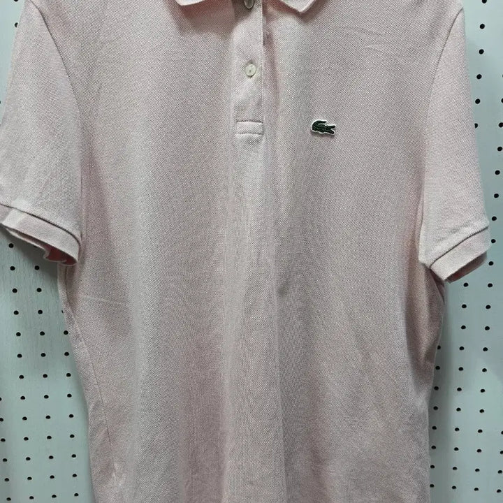 [BUNJANG] Lacoste PK Polo Shirt Pink (Size 44) / (1464)라코스테 PK 반팔 카라티 핑크44