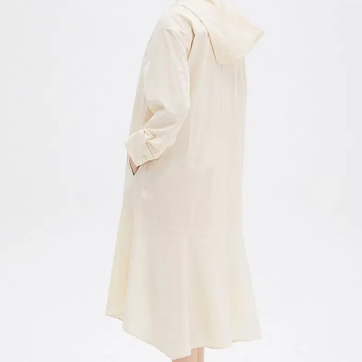 [BUNJANG] SYSTEM 19 Flare Hem Hooded Dress / 시스템 SYSTEM 19 플레어 헴 후드 원피스