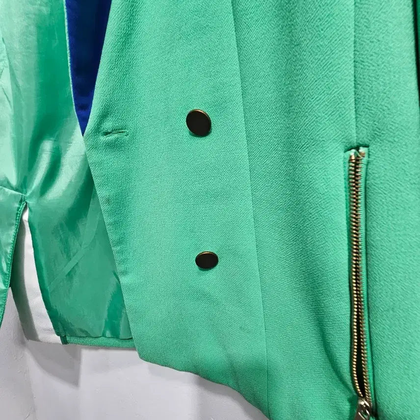 [BUNJANG] EnC Green Double Button Jacket / EnC 그린 더블 버튼 자켓